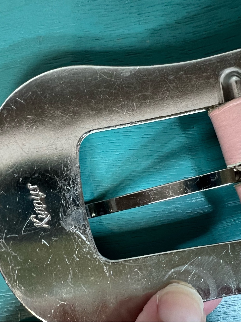 Kippy’s Pink Swarovski Belt with Silver Crystal Buckle - Picture 9 of 9